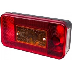 Lampa tylna zespolona prostokątna 12-24V pomarańczowa-czerwona przykręcana Promot Promot 1400680900 - TraktorParts.pl - 1