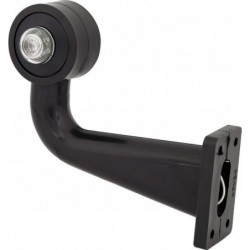 Lampa obrysowa LED prawa 12-24V czerwona-przezroczysta przykręcana Waś Waś 1400300010 - TraktorParts.pl - 1
