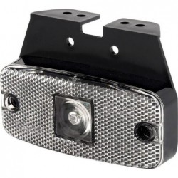 Lampa obrysowa LED prostokątna 12-24V przezroczysta przykręcana Waś Waś 1400690890 - TraktorParts.pl - 1