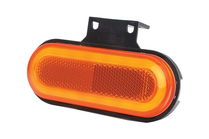 Lampa obrysowa LED z kierunkowskazem prostokątna 12-24V 124x49x20 mm Kramp LA30154IND - TraktorParts.pl - 1
