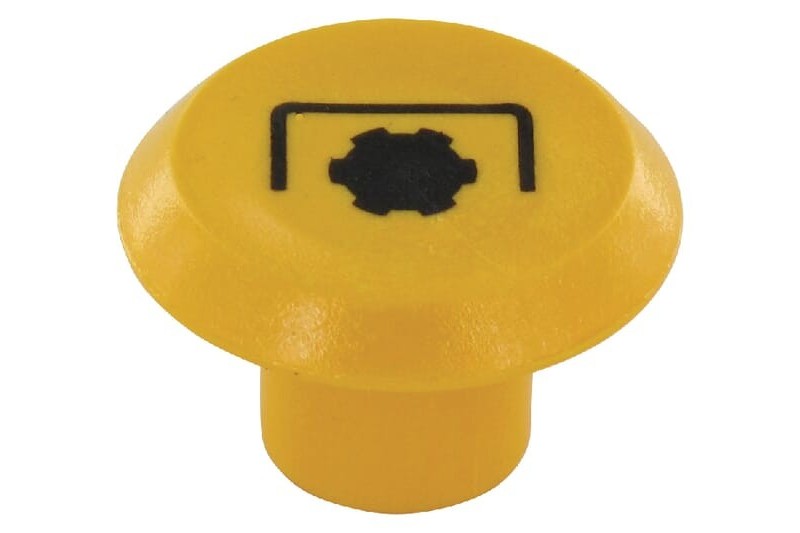Symbol przełącznika lampy błyskowej okrągły żółty Pneutron 113163330PN - TraktorParts.pl - 1