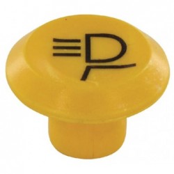 Symbol przełącznika lamp górnych kabinowych okrągły żółty Pneutron 11316370PN - TraktorParts.pl - 1