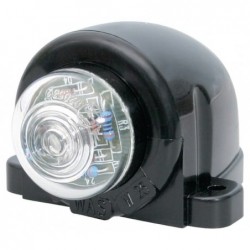 Lampa obrysowa LED okrągła 12-24V biała przykręcana Waś Waś 1400690600 - TraktorParts.pl - 1