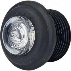 Lampa obrysowa LED okrągłą 12-24V przezroczysta przykręcana Waś Waś 1400300668 - TraktorParts.pl - 1