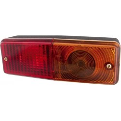 Lampa tylna zespolona prostokątna 12-24V pomarańczowa-czerwona przykręcana Waś Waś 1400681300 - TraktorParts.pl - 1