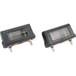 Lampa oświetlenia tablicy rejestracyjnej 5W prostokątna 12-24V 85 x 30 x 38-8 mm gopart LA46002 - TraktorParts.pl - 1