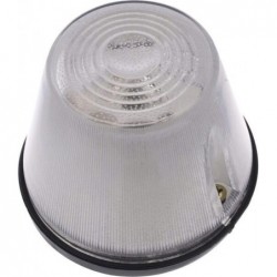 Lampa obrysowa okrągła 12-24V przezroczysta-biała przykręcana Waś Waś 1400690100 - TraktorParts.pl - 1