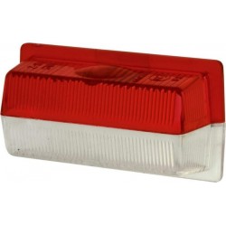 Klosz lampy 30 PO-2 biało-czerwony Waś 1400698145 - TraktorParts.pl - 1