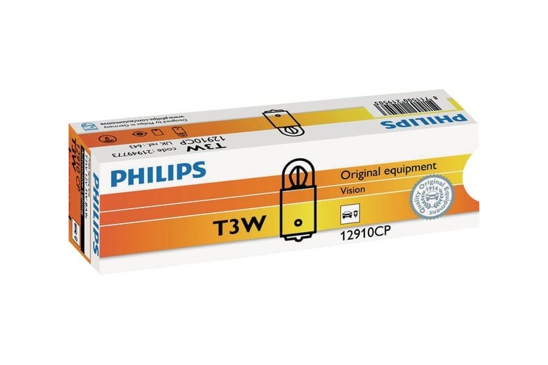 Żarówka 12V 3W BA9s Philips GL12910 - TraktorParts.pl - 1