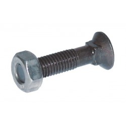 Śruba płużna 4-kątna z podsadzeniem DIN 608 M12 x 100 mm kl. 8.8 z nakrętką Kramp 12100VK - TraktorParts.pl - 1