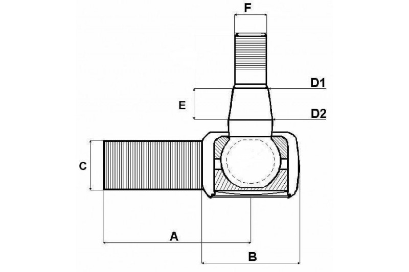 Drążek poprzeczny Kramp SHP734KR - TraktorParts.pl - 1