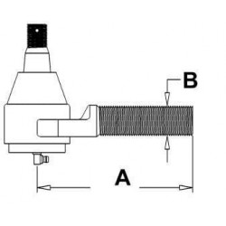 Końcówka drążka Vapormatic AV105065 - TraktorParts.pl - 1