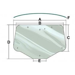 Szyba tylna Vapormatic VPM7436 - TraktorParts.pl - 1