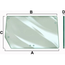 Szyba kabiny tylna Vapormatic VPM7404 - TraktorParts.pl - 1