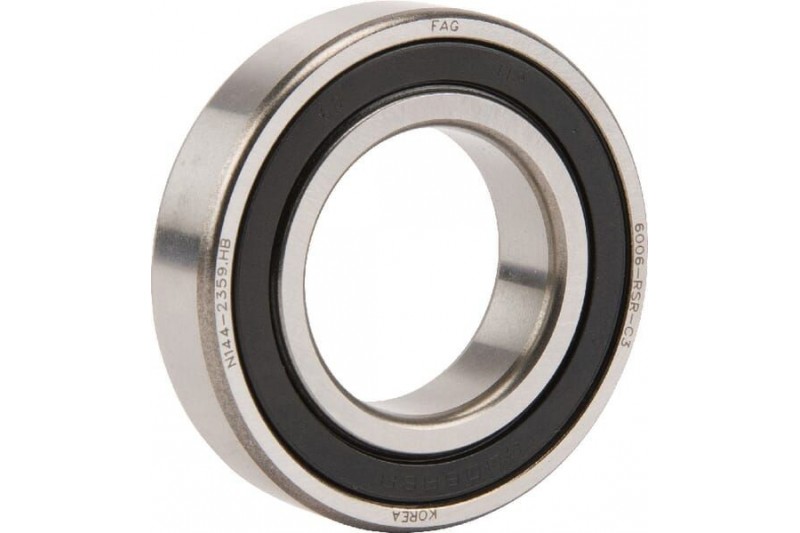 Łożysko kulkowe zwykłe 30x55x13 mm INA FAG 6006RSRC3 - TraktorParts.pl - 1