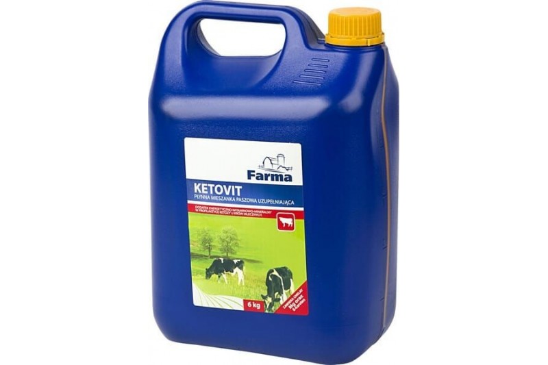 Płynny dodatek energetyczno-witaminowo-mineralny KetoVit dla krów 6 kg - TraktorParts.pl - 1