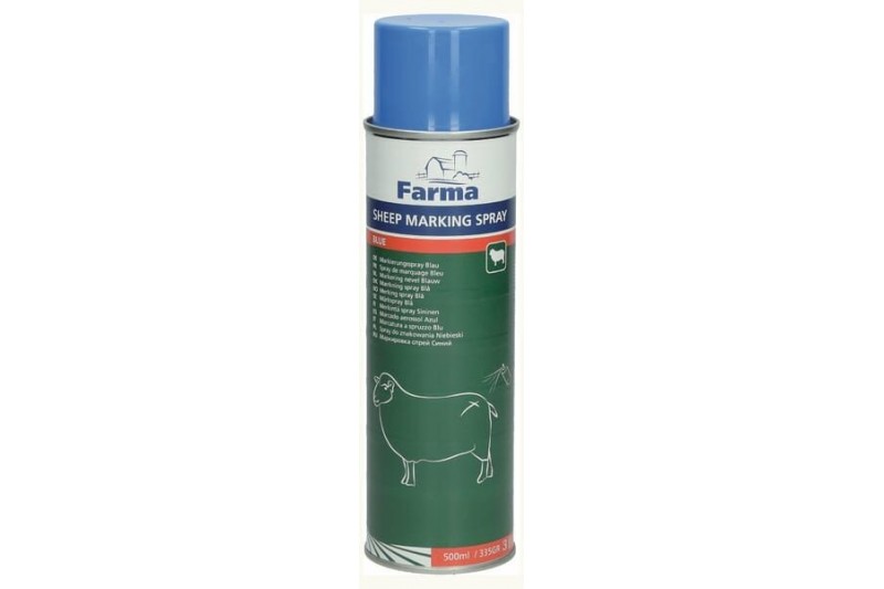 Spray do znakowania owiec Farma niebieski 500 ml - TraktorParts.pl - 1