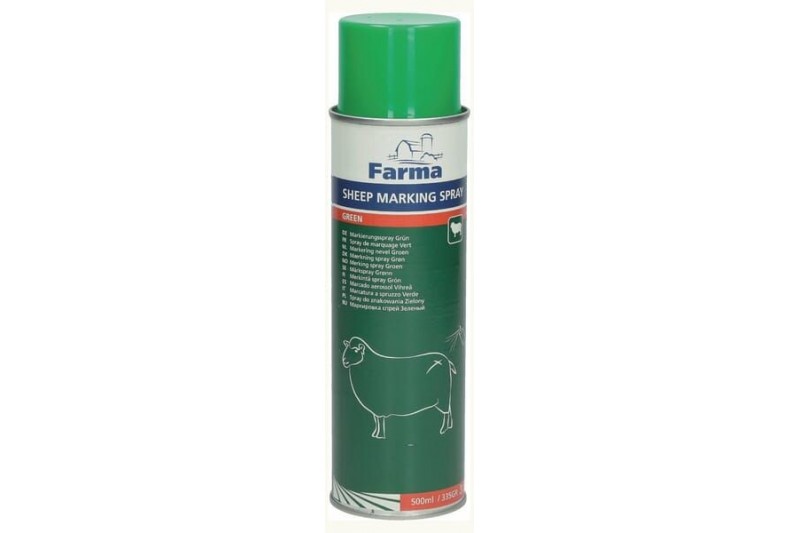 Spray do znakowania owiec Farma zielony 500 ml - TraktorParts.pl - 1