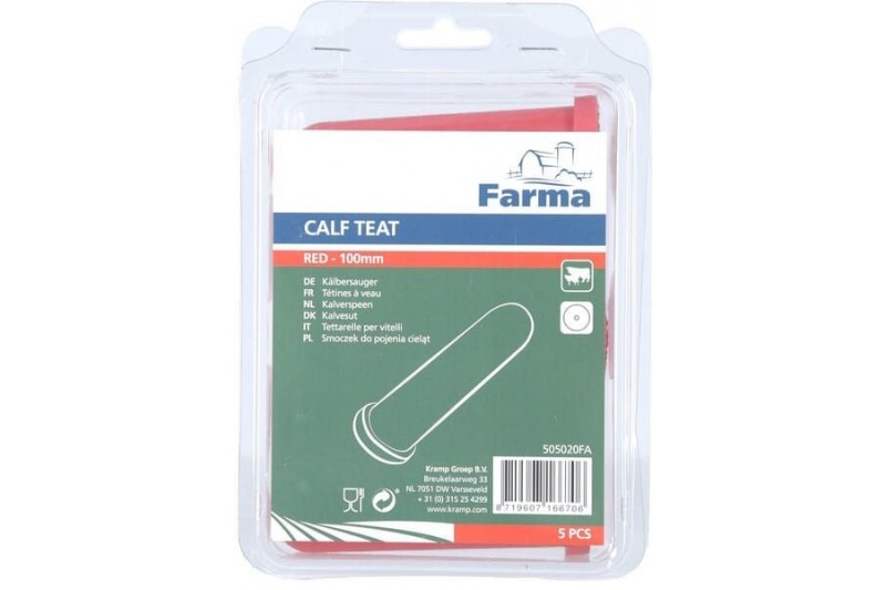Smoczek z otworem O czerwony 5 szt - TraktorParts.pl - 1